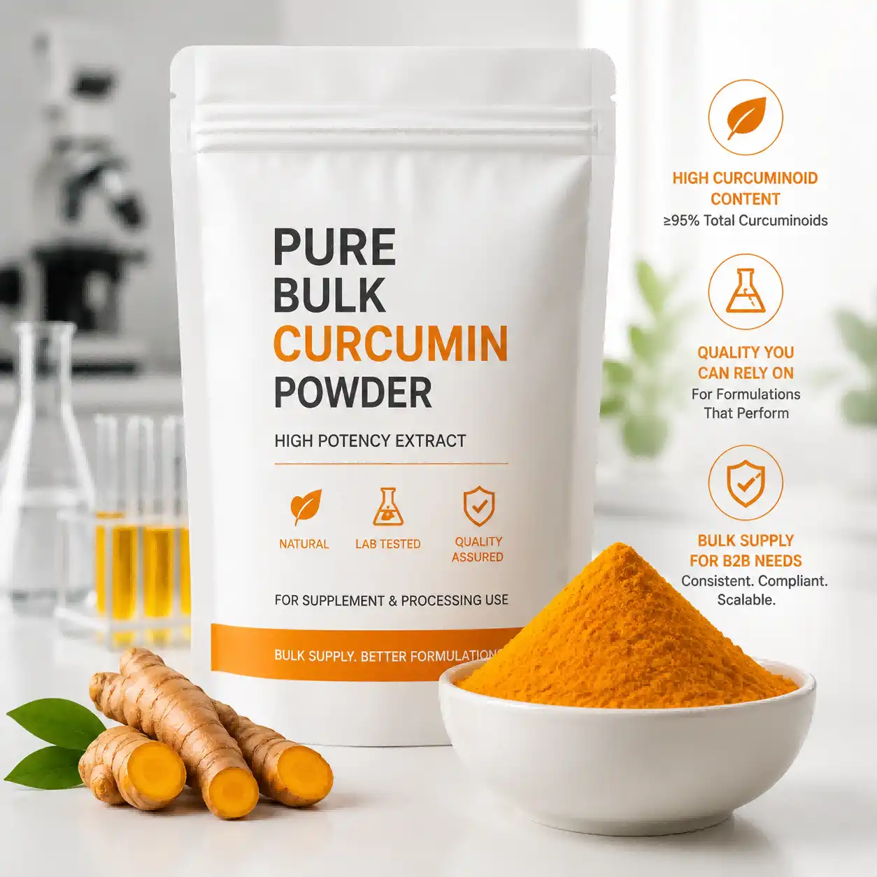 How is the quality of pure curcumin powder tested? How is the quality of pure curcumin powder tested?